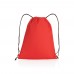 Impact AWARE™ RPET 190T rugzak met trekkoord, rood