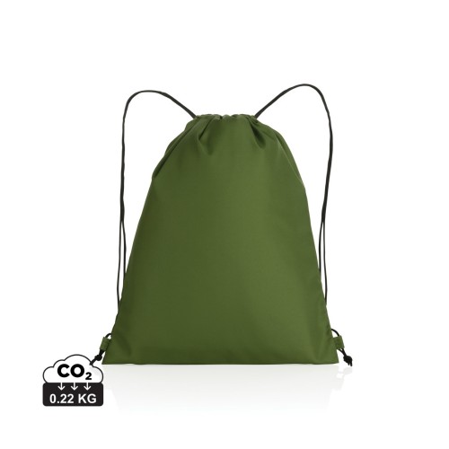 Impact AWARE™ RPET 190T drawstring bag, green