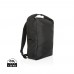 Impact AWARE™ RPET lichtgewicht rolltop rugzak, zwart
