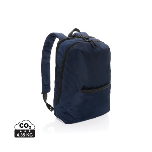 Impact AWARE™ 1200D 15.6'' modern laptop backpack. navy, blue