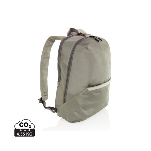 Impact AWARE™ 1200D 15.6'' modern laptop backpack. green, grey