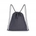 Impact AWARE™ Rucksack aus recyceltem Denim mit Kordelzug, blau