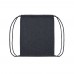 Impact AWARE™ Rucksack aus recyceltem Denim mit Kordelzug, blau