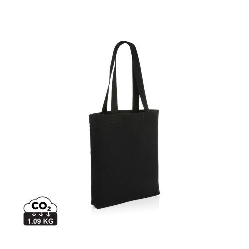 Impact Aware™ 285g/m² ungefärbte rCanvas-Tragetasche, schwarz Impact Aware™ 285g/m² ungefärbte rCanvas-Tragetasche, schwarz