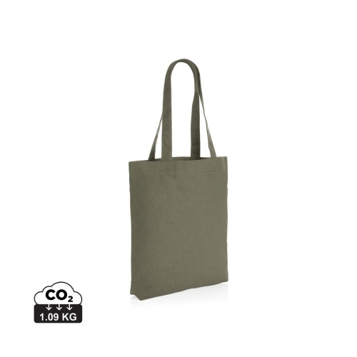 Impact Aware™ 285g/m² ungefärbte rCanvas-Tragetasche, grün Impact Aware™ 285g/m² ungefärbte rCanvas-Tragetasche, grün