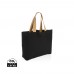 Impact Aware™ 240g/m² große Tasche aus rCanvas. ungefärbt, schwarz Impact Aware™ 240g/m² große Tasche aus rCanvas. ungefärbt, schwarz