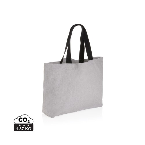 Impact Aware™ 240g/m² große Tasche aus rCanvas. ungefärbt, grau