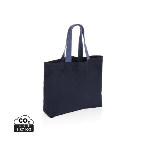 Impact Aware™ 240g/m² große Tasche aus rCanvas. ungefärbt, navy blau Impact Aware™ 240g/m² große Tasche aus rCanvas. ungefärbt, navy blau