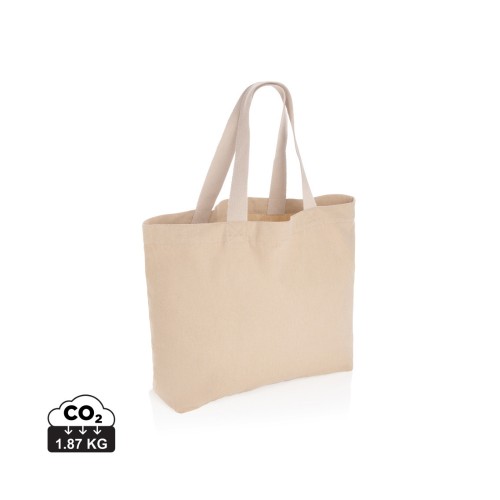 Impact Aware™ 240g/m² große Tasche aus rCanvas. ungefärbt, braun