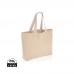 Impact Aware™ 240g/m² große Tasche aus rCanvas. ungefärbt, braun