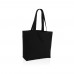Impact Aware™ 240 gsm rcanvas shopper w/pocket undyed, black