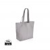 Impact Aware™ 240g/m² rcCanvas Shopper + Tasche. ungefärbt, grau