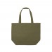 Impact Aware™ 240 gsm rcanvas shopper w/pocket undyed, green
