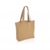 Impact Aware™ 240 gsm rcanvas shopper w/pocket undyed, brown