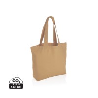 Impact Aware™ 240 gsm rcanvas shopper w/pocket undyed, brown
