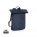 Dillon AWARE™ RPET lichtgewicht opvouwbare rugzak, donkerblauw