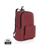Dillon AWARE™ RPET opvouwbare klassieke rugzak, rood