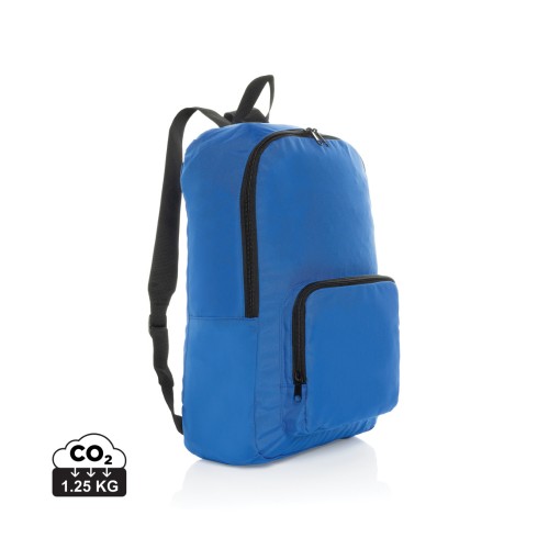 Dillon AWARE™ RPET foldable classic backpack, royal blue