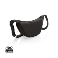 Crescent AWARE™ RPET halve maan sling bag, zwart