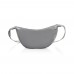 Crescent AWARE™ RPET Half-Moon Sling Tasche, Silbergrau