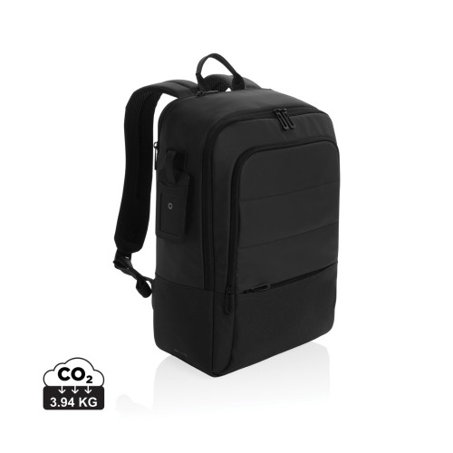 Armond AWARE™ RPET 15.6 inch deluxe laptop backpack, black