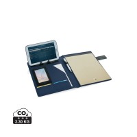 Basic Tech Portfolio. blau, schwarz