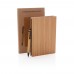 A5 Bamboo notebook & pen set, brown