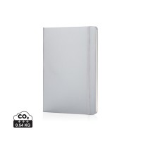 A5 hardcover notitieboek, zilver