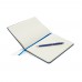 Basic Hardcover PU A5 Notizbuch mit Stylus-Stift, navy blau Basic Hardcover PU A5 Notizbuch mit Stylus-Stift, navy blau