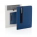 Basic Hardcover PU A5 Notizbuch mit Stylus-Stift, navy blau Basic Hardcover PU A5 Notizbuch mit Stylus-Stift, navy blau