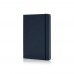 Deluxe hardcover PU A5 notebook, navy