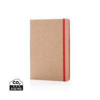 A5 kraft notitieboek, rood