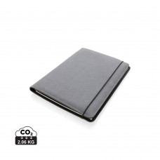 Gerecycled lederen portfolio A4, grijs