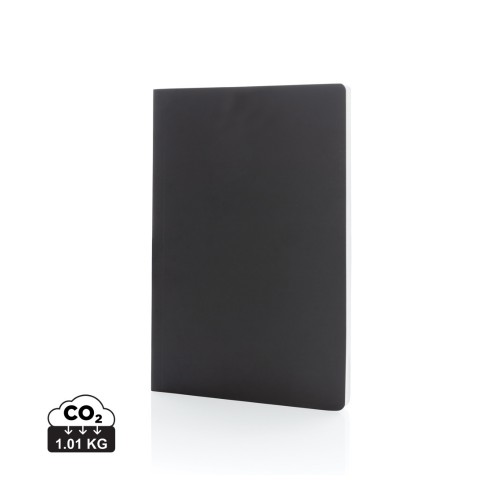 Impact softcover stone paper notebook A5, black