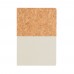 A5 cork & kraft notebook, off white