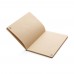 A5 cork & kraft notebook, blue