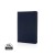 GRS-gecertificeerd RPET A5-notitieboek. donkerblauw, donkerblauw