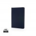 GRS-gecertificeerd RPET A5-notitieboek. donkerblauw, donkerblauw