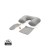 Comfort travel set, grey