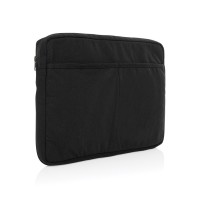 Laluka AWARE™ gerecycled katoenen 15.6 inch laptophoes, zwart