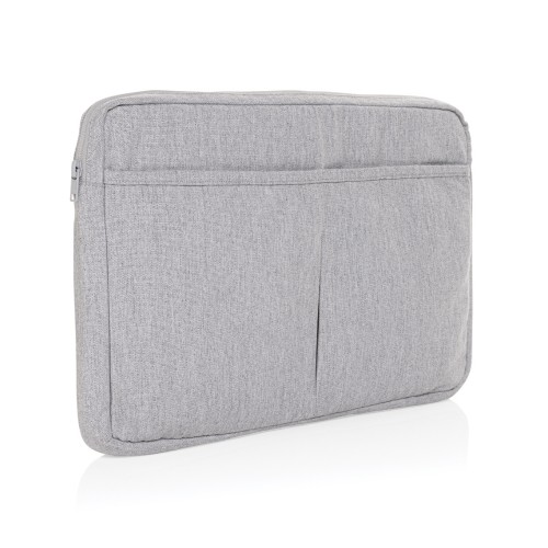 Laluka AWARE™ gerecycled katoenen 15.6 inch laptophoes, grijs