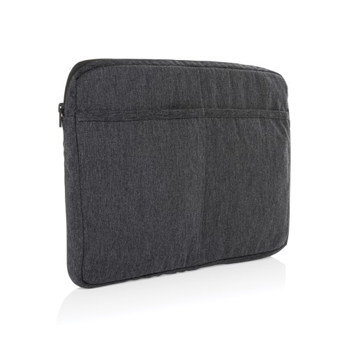 Laluka AWARE™ gerecycled katoenen 15.6 inch laptophoes, antraciet