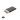 Standaard aluminum RFID kaarthouder, zwart