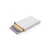 Standaard aluminum RFID kaarthouder, zilver