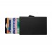 C-Secure aluminium RFID card holder, black