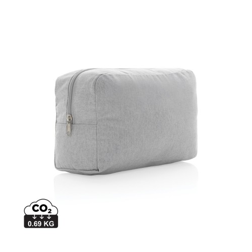 Impact Aware™ 285g/m² Kosmetiktasche aus ungefärbtem Canvas, grau Impact Aware™ 285g/m² Kosmetiktasche aus ungefärbtem Canvas, grau