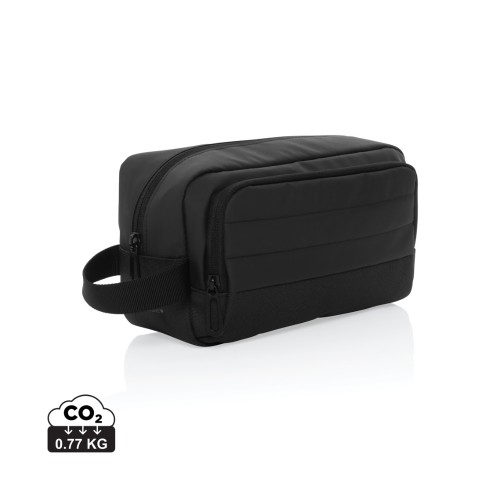 Armond AWARE™ RPET toiletry bag, black Armond AWARE™ RPET toiletry bag, black