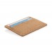 Cork secure RFID slim wallet, brown
