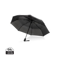 Swiss Peak Vito Aware™ RPET 21 inch auto open/close paraplu, zwart