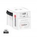 SKROSS World Travel Adapter MUV 65W PD with USB C Cable, white